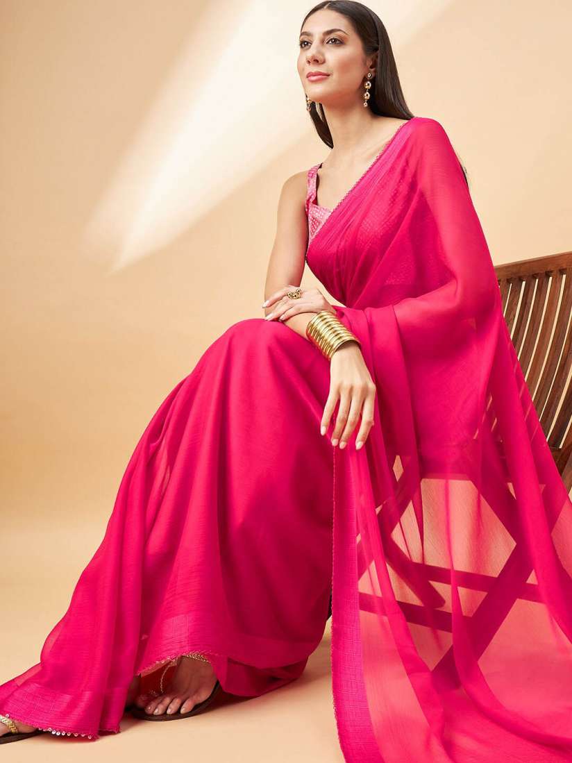 Buy all about you Pure Chiffon Saree Sarees for Women 25979092 Myntra