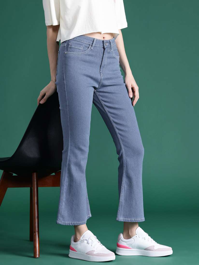 Buy DressBerry Women Flared Fit Jeans Jeans for Women 25981706 Myntra