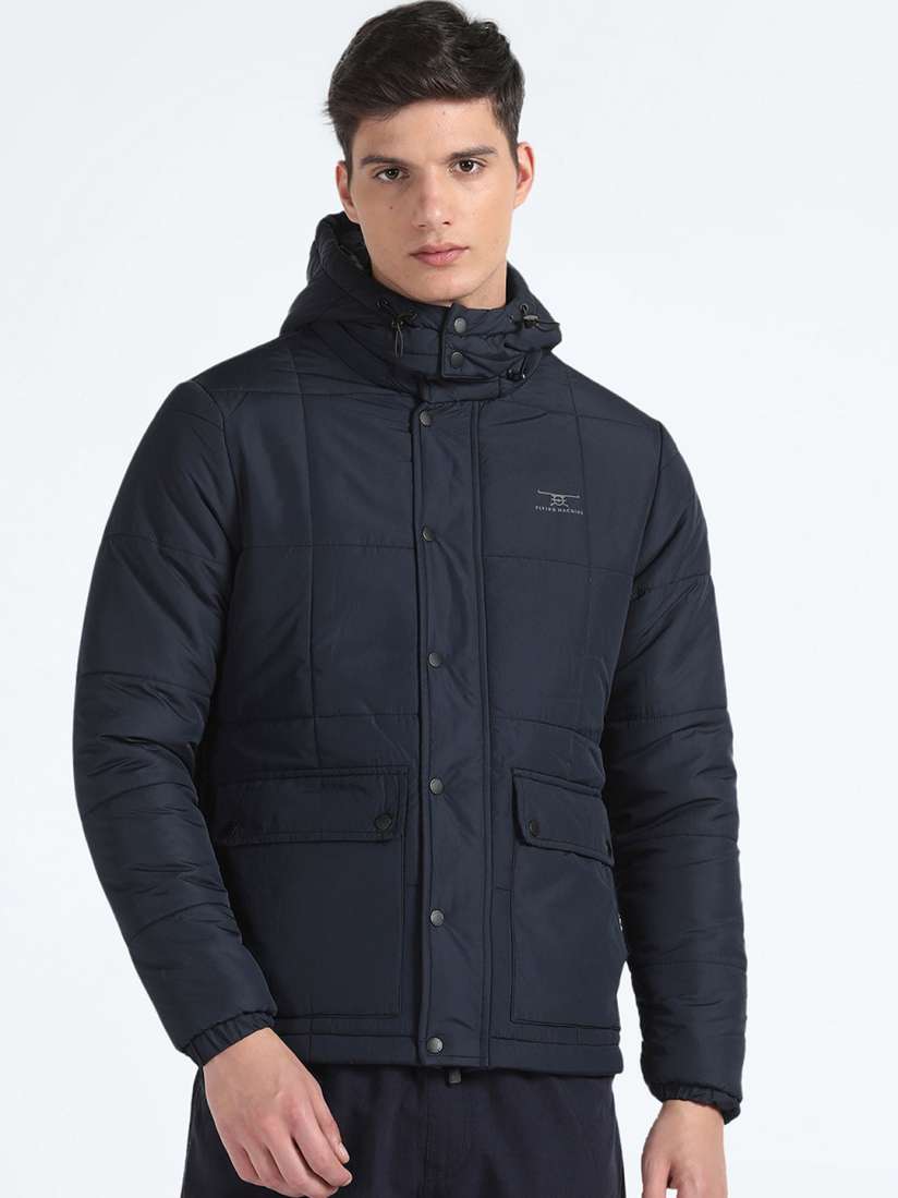 Buy Flying Machine Long Sleeves Pure Nylon Hood Padded Jacket Jackets for Men 25983814 Myntra