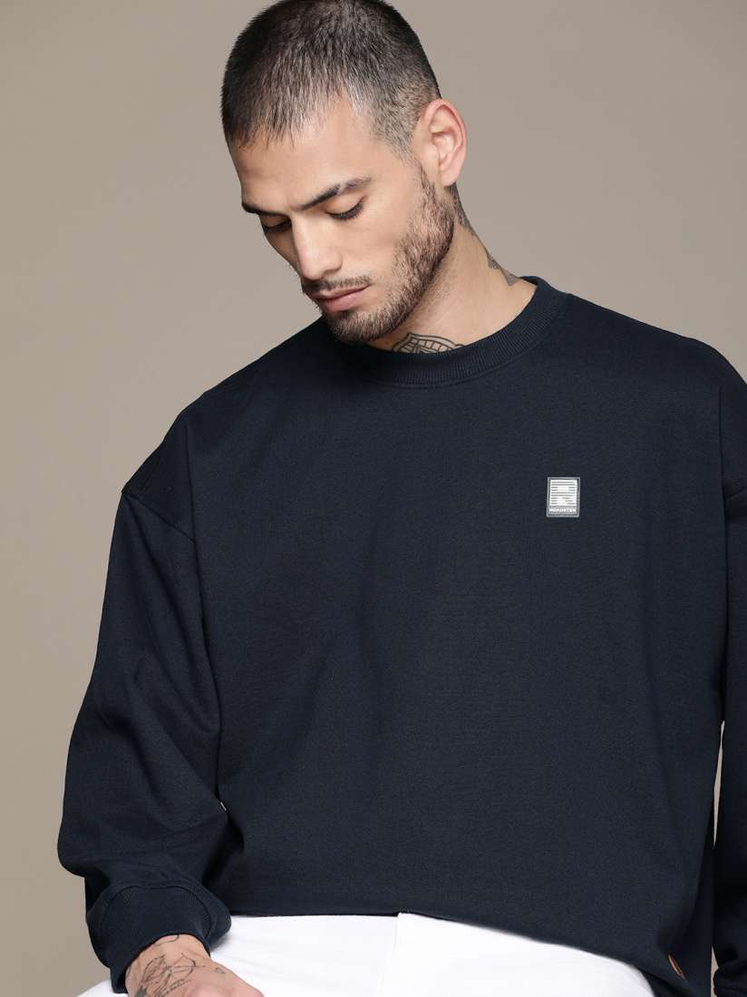 Buy Roadster Men Sweatshirt with Applique Detail Sweatshirts for Men 25988168 Myntra