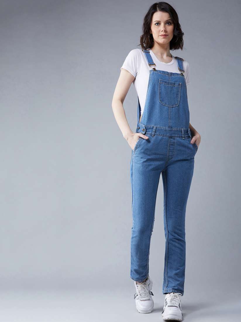 Ankle length dungarees top