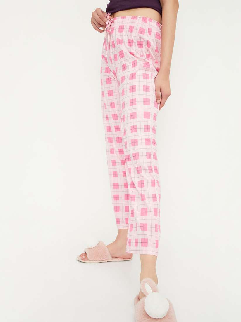 Maison kinema ふりかけ check pajama pants