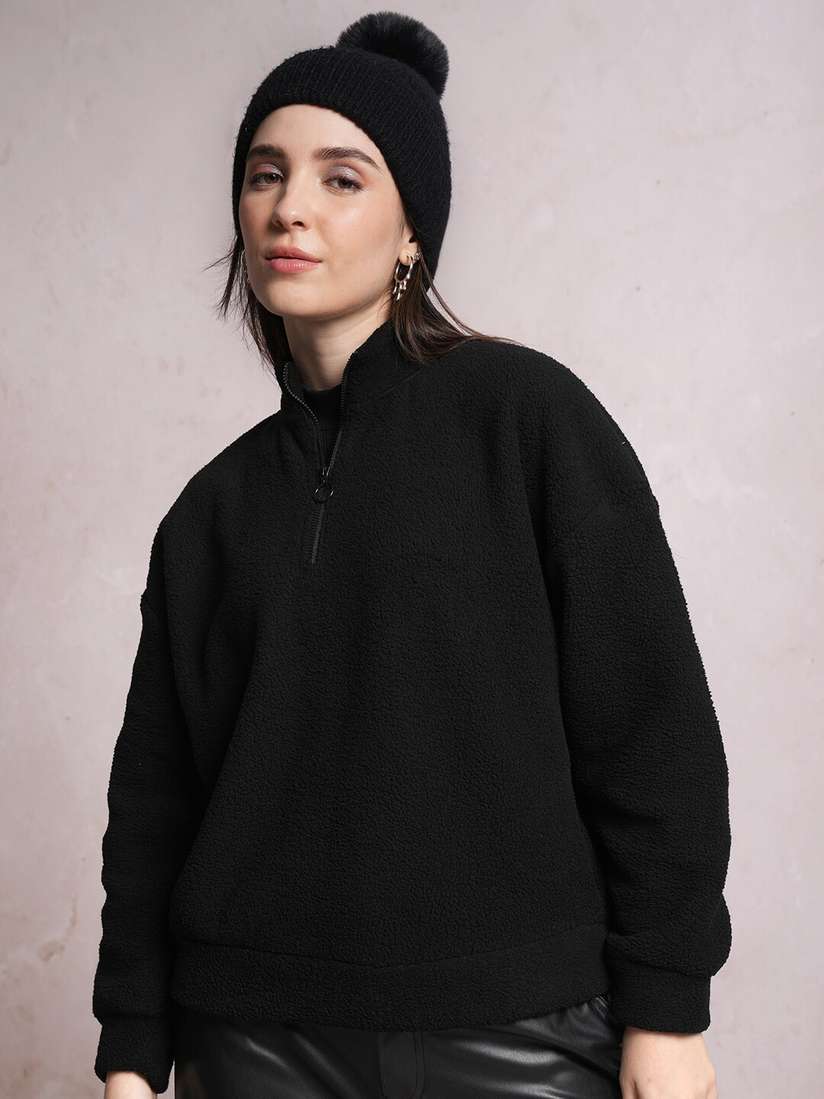 Oversized High Neck Sweatshirt Women's Buy Tokyo Talkies