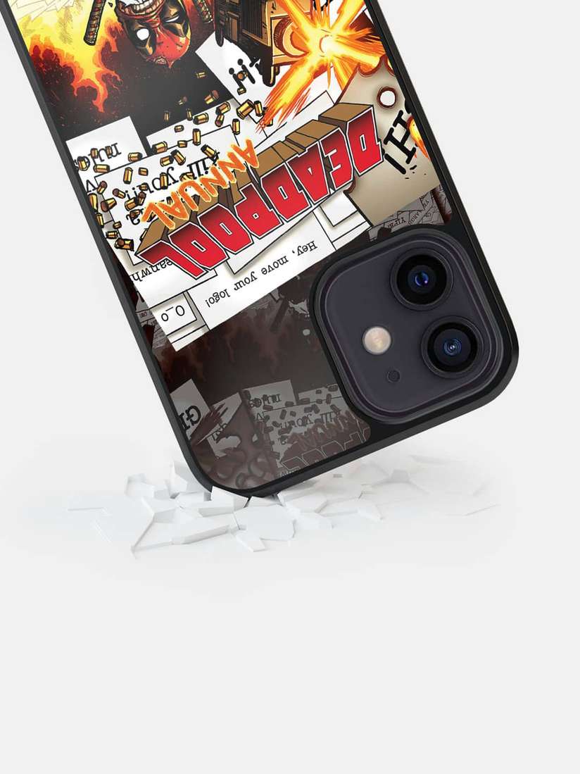 12 Mini Deadpool Iphone 12 Case Buy Macmerise Comic Deadpool - Main Image