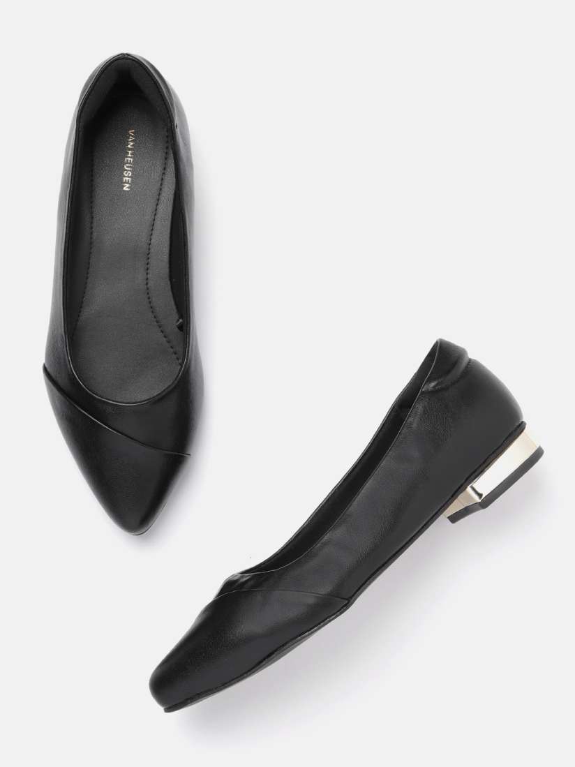 Buy Van Heusen Women Pointed Toe Ballerinas Flats for Women 26008444 Myntra