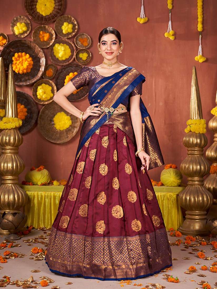 Banarasi lehenga myntra best sale