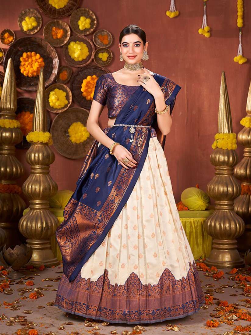 Banarasi lehenga myntra top