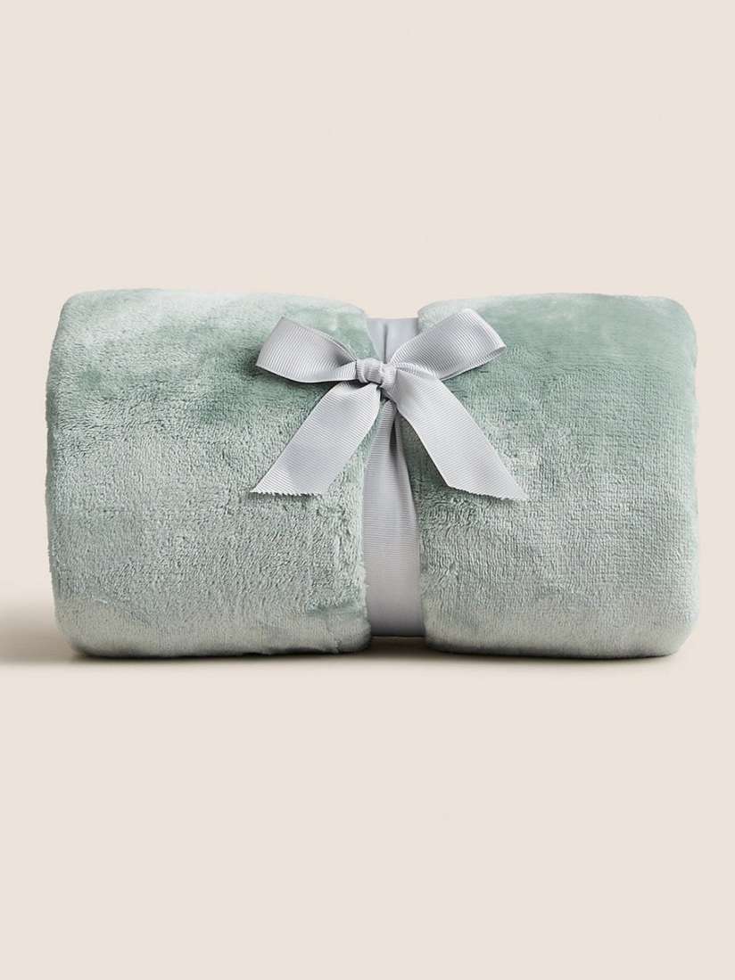 Marks and spencer fleece throw outlet