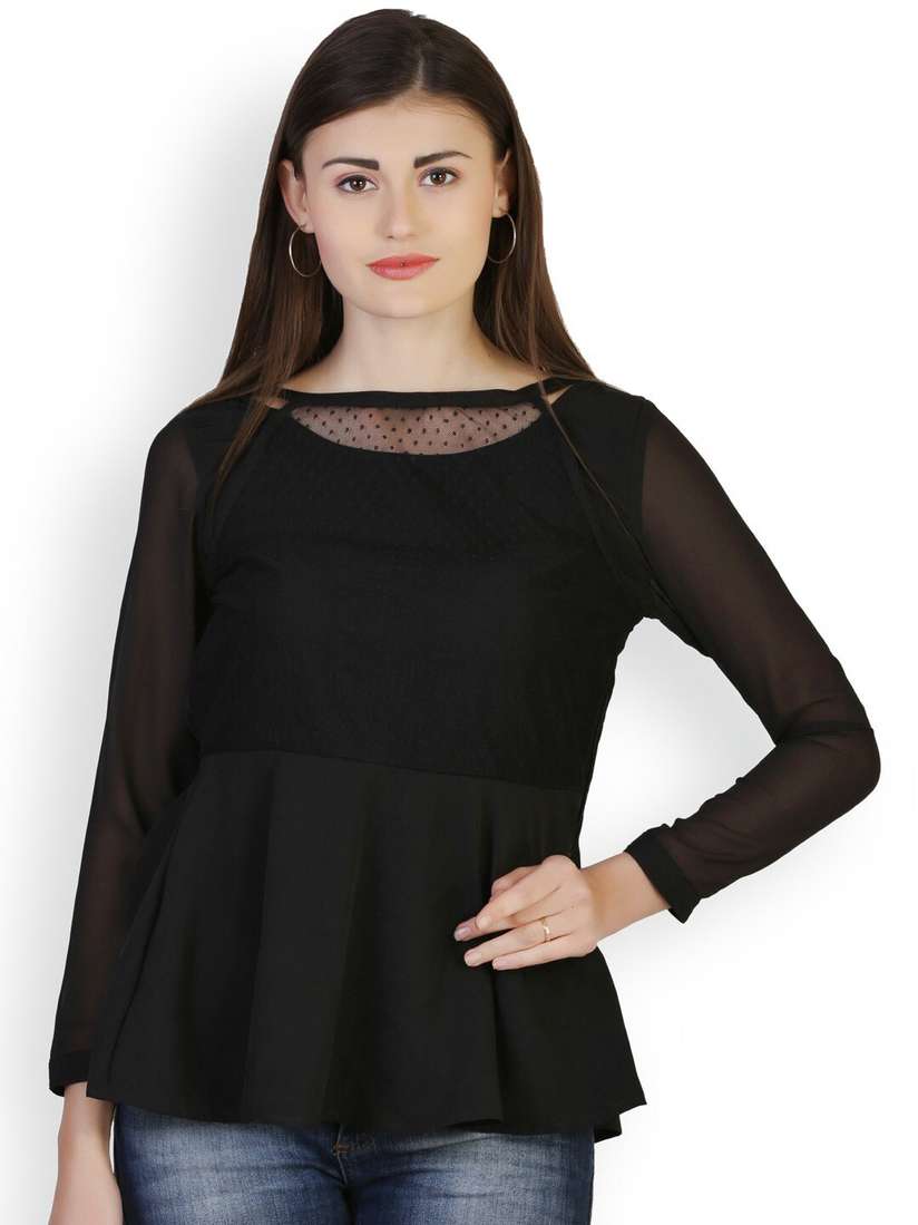 boat neck peplum top