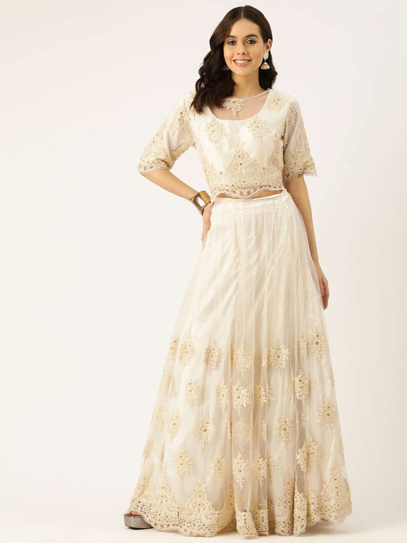 Buy Simaaya Embellished Beads and Stones Ready to Wear Lehenga Choli Lehenga Choli for Women 26025606 Myntra