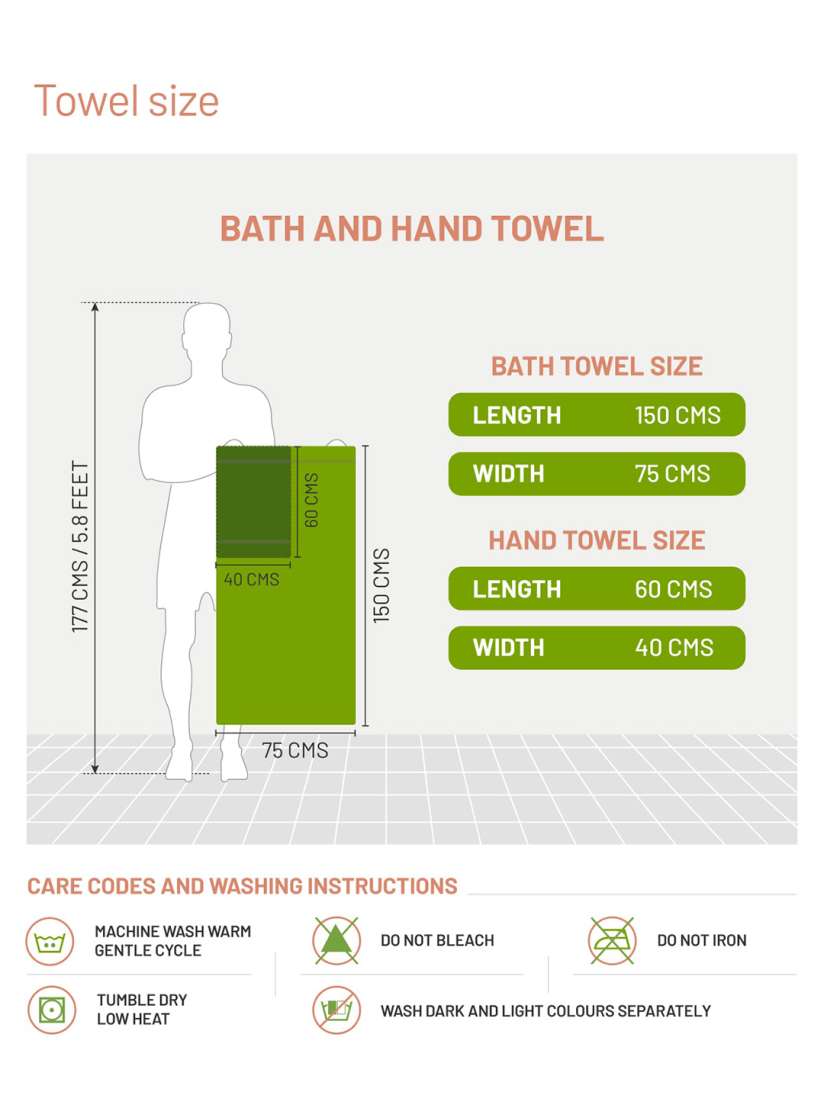 Buy DDecor Brown 3 Pieces Cotton 500 GSM Bath And Hand Towels Towel Set for Unisex 26025628 Myntra