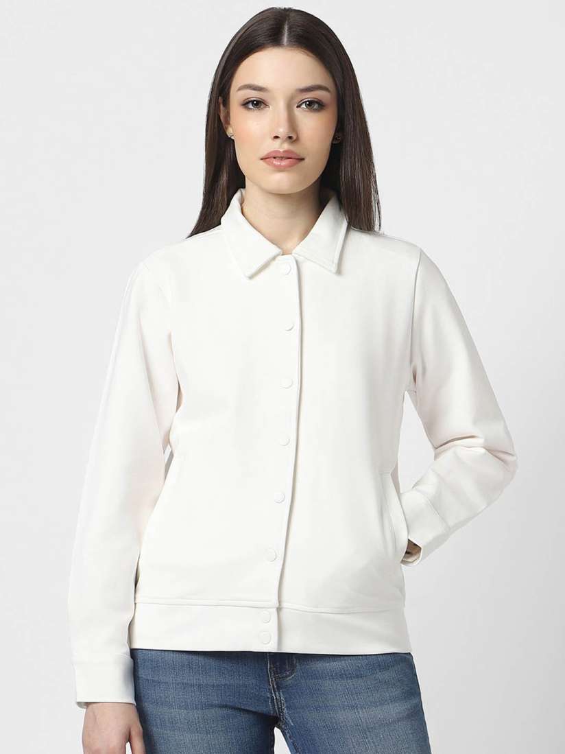 Van heusen white jacket cheap