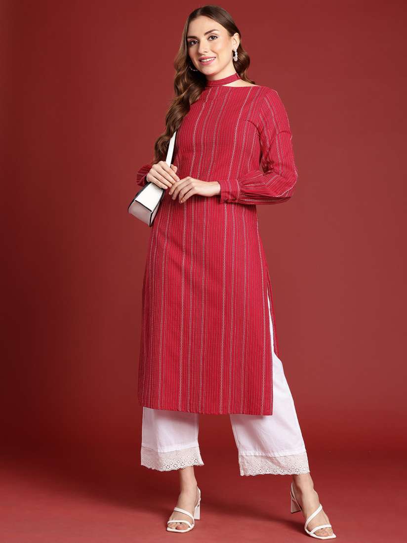 Myntra cotton long kurti online