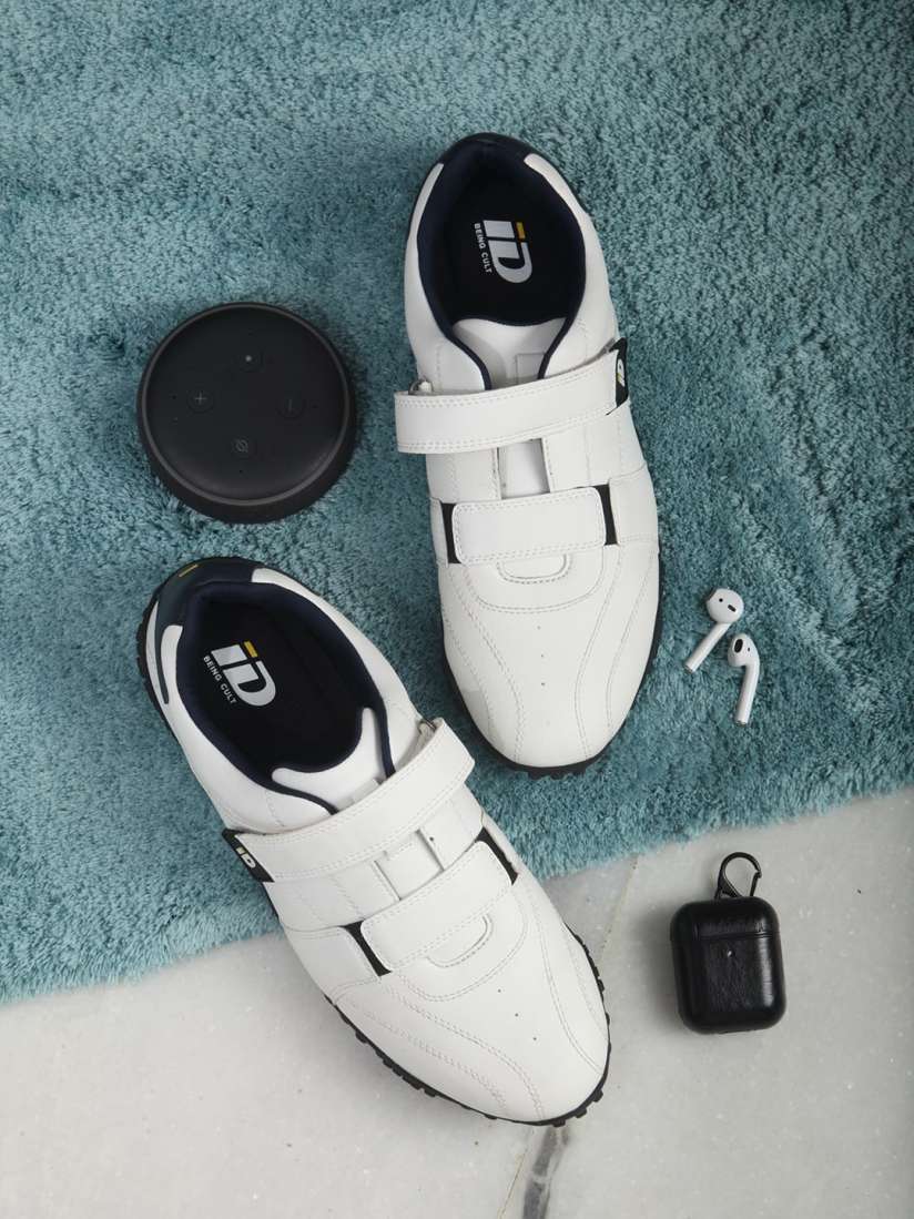 Mens white velcro sneakers online