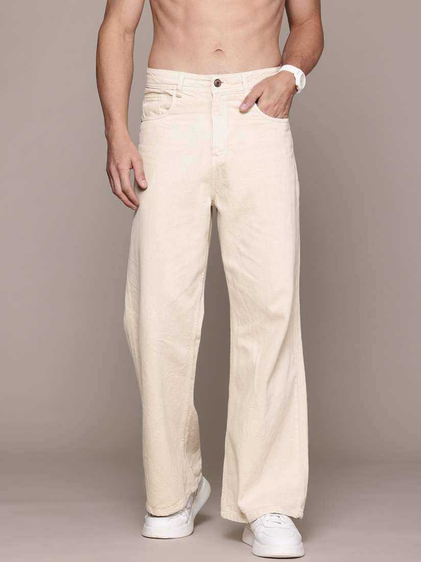 Buy The Roadster Lifestyle Co. Men Bootcut Pure Cotton Jeans Jeans for Men 26040268 Myntra