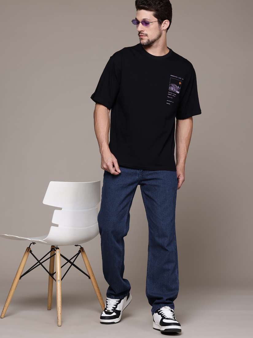 Buy The Roadster Lifestyle Co. Men Pure Cotton Regular Fit Jeans Jeans for Men 26040398 Myntra