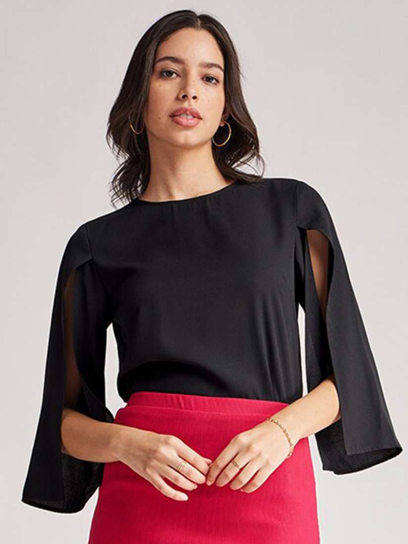 Buy FableStreet Slit Sleeves Casual Top Tops for Women 26047108 Myntra