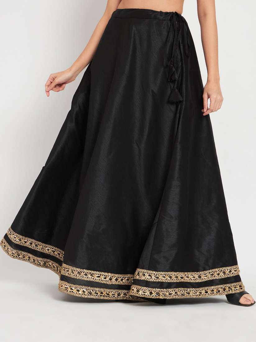 Buy studio rasa Embellished Detailed Flared Maxi Ethnic Skirt Skirts for Women 26052466 Myntra