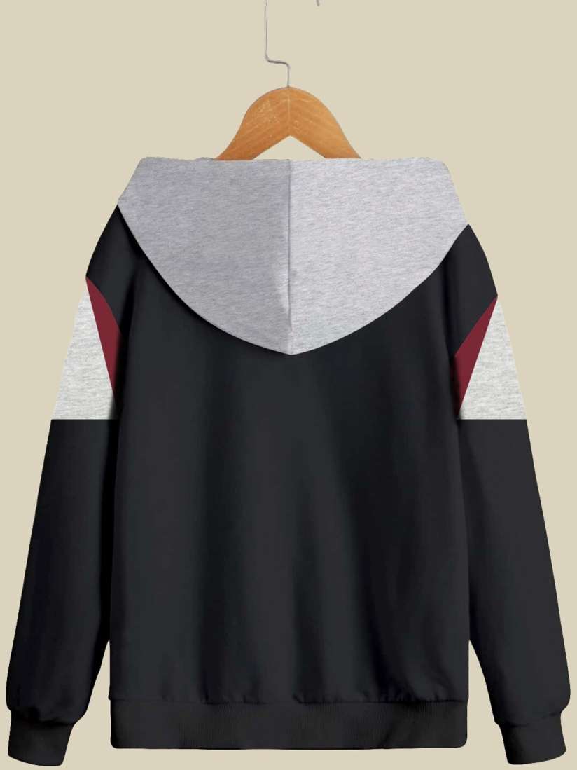 Buy BAESD Boys Dagcros Colourblocked Hooded Pullover Cotton Sweatshirt Sweatshirts for Boys 26056996 Myntra