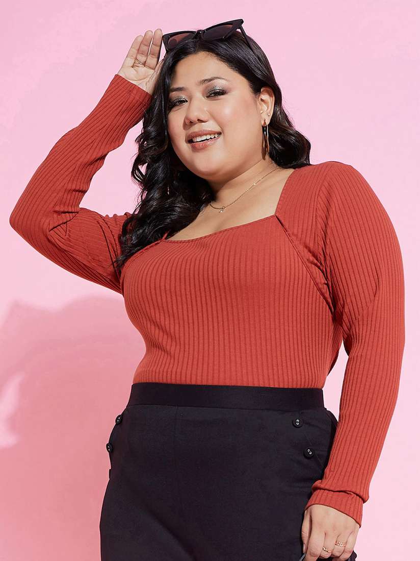 Myntra plus size tops store