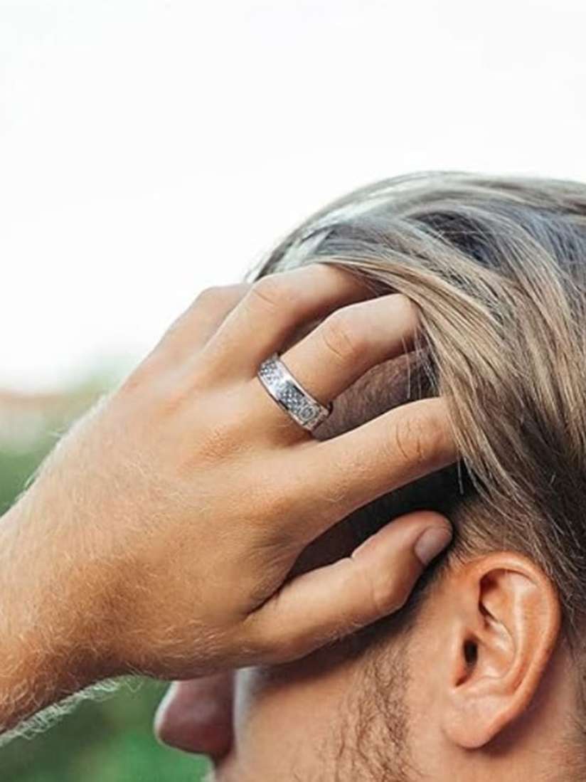 Buy VIEN Men Silver Plated Stainless Steel Mechanical Gear Wheel Finger Ring Ring for Men 26066212 Myntra
