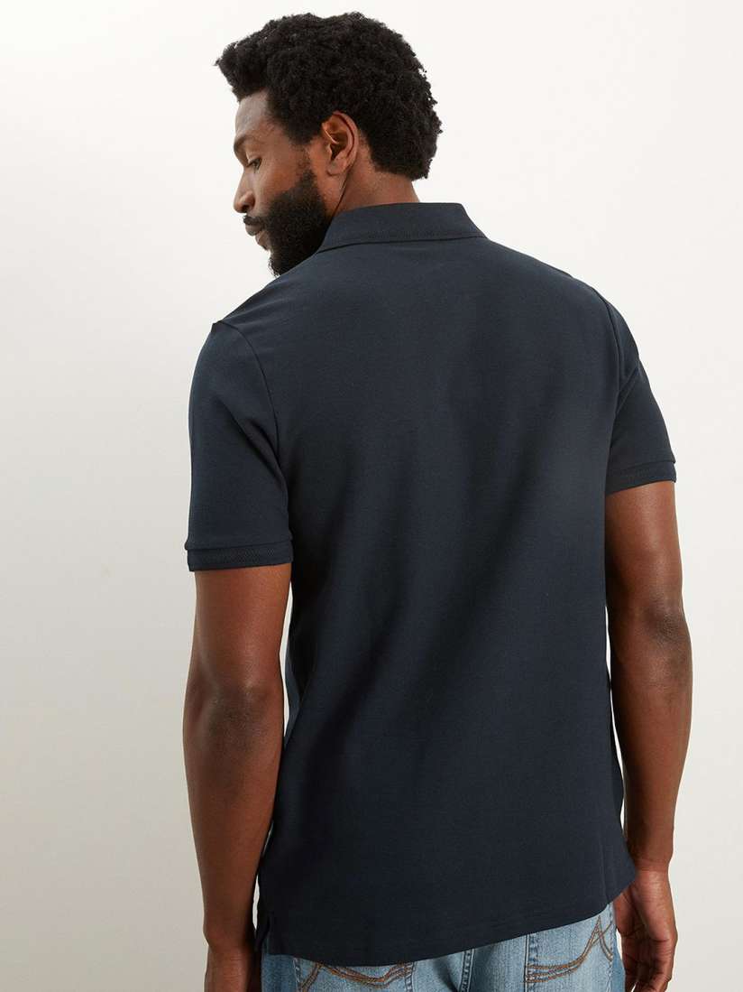 Buy Burton Men Embroidered Pique Polo Collar Pure Cotton T shirt Tshirts for Men 26077124 Myntra