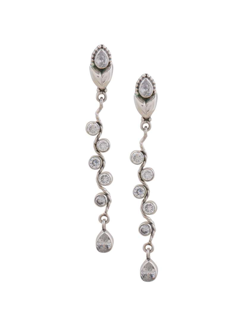 Buy Silverwala Oxidised 925 Silver Drop Earrings Earrings for Women 26082140 Myntra