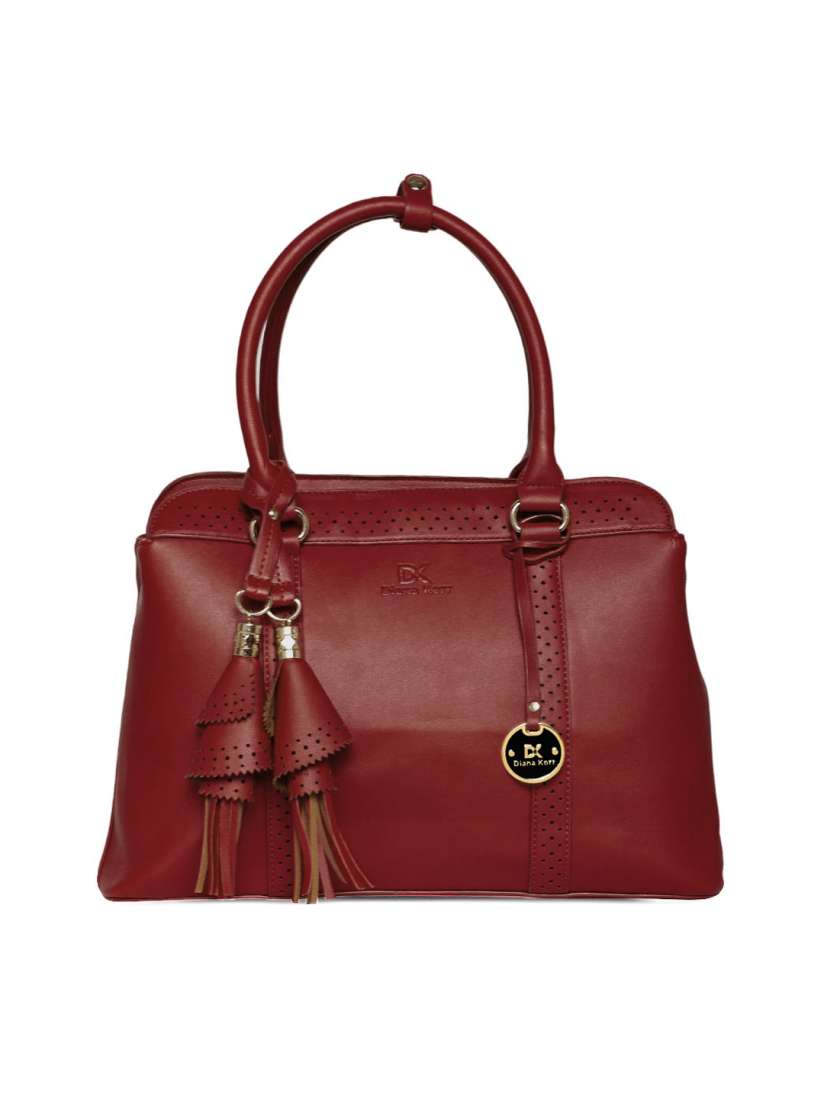 Buy Diana Korr Women Maroon Solid Handheld Bag Handbags for Women 2608620 Myntra