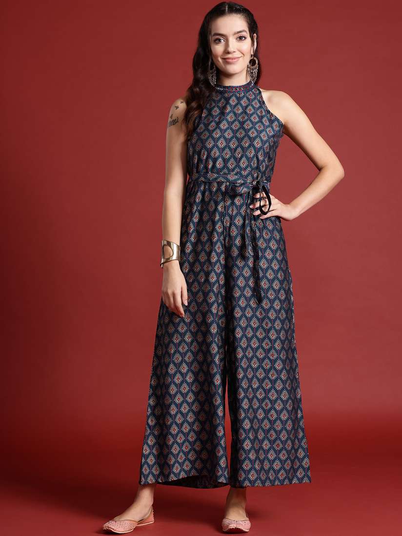 Halter culotte jumpsuit store