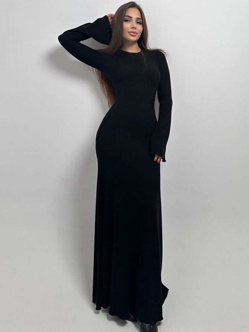 Myntra black gown store