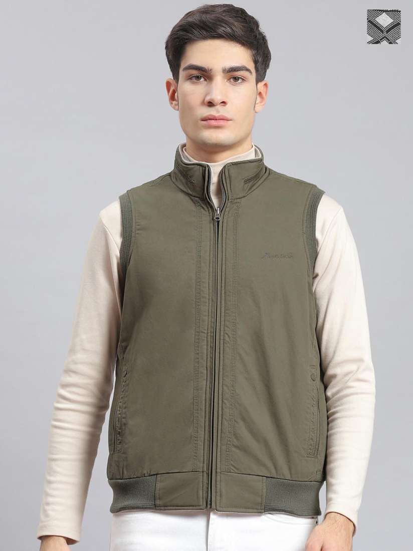 Buy Monte Carlo Ethnic Motifs Printed Stand Collar Sleeveless Cotton Reversible Bomber Jacket Jackets for Men 26093884 Myntra