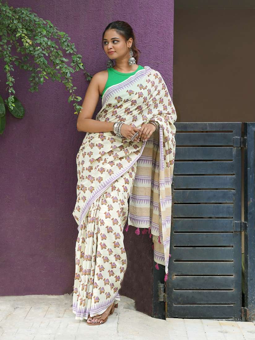 Myntra cotton sarees shop