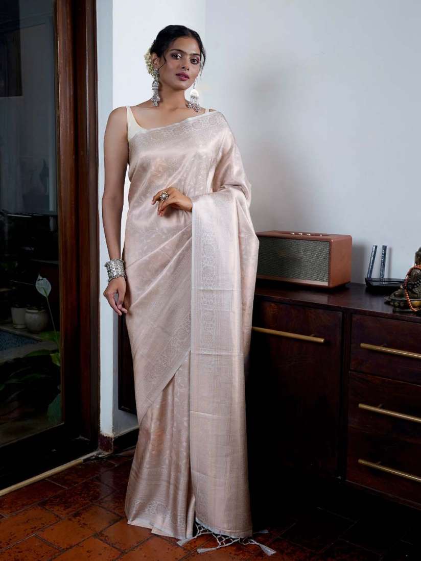 Buy TEEJH Ethnic Motifs Wove Design Zari Soft Silk Saree Sarees for Women 26095054 Myntra