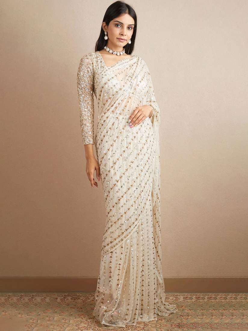 Myntra sarees georgette outlet