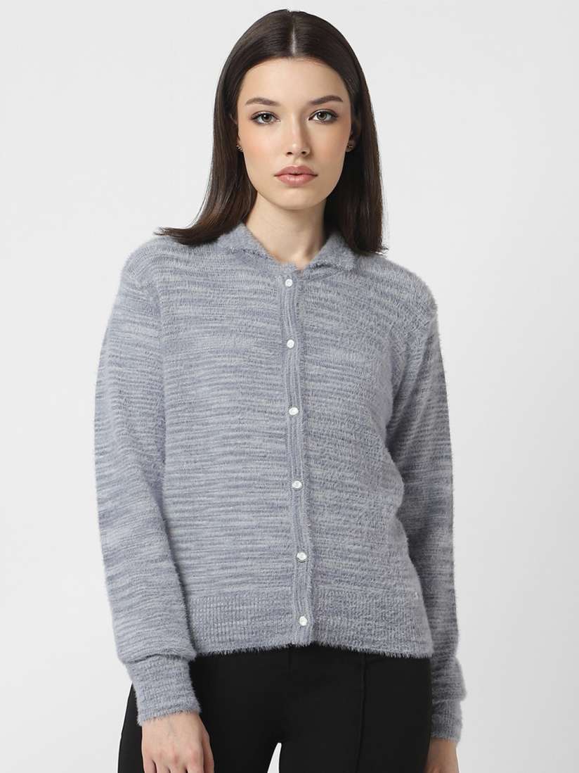 Van heusen women's cardigan sweater discount