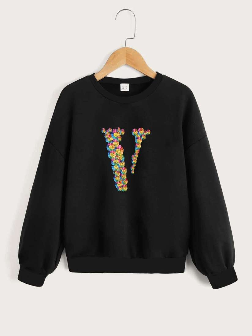 Black sweatshirts for girls online