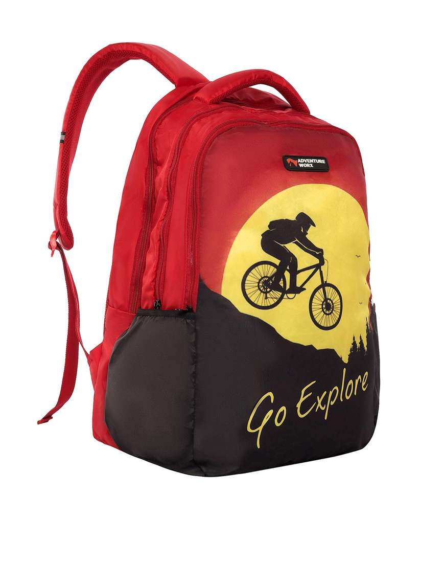 Buy ADVENTURE WORX Unisex Graphic Backpack with Compression Straps