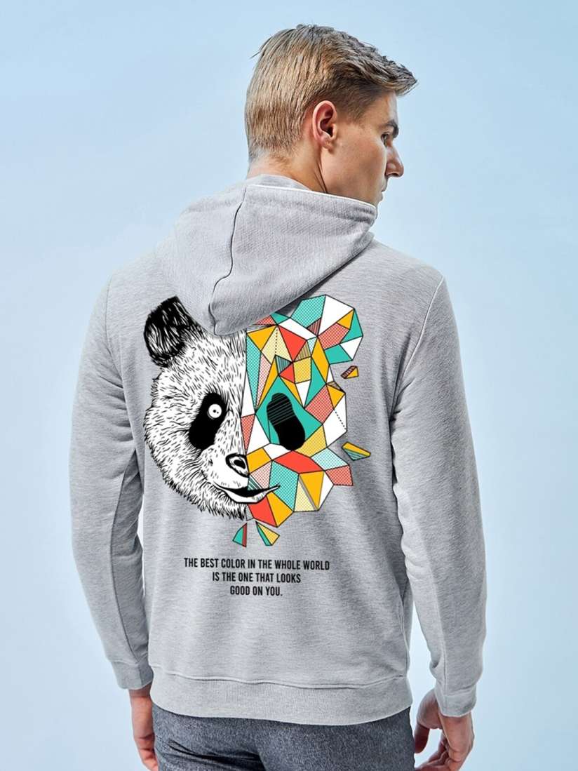 Panda hoodie myntra shop
