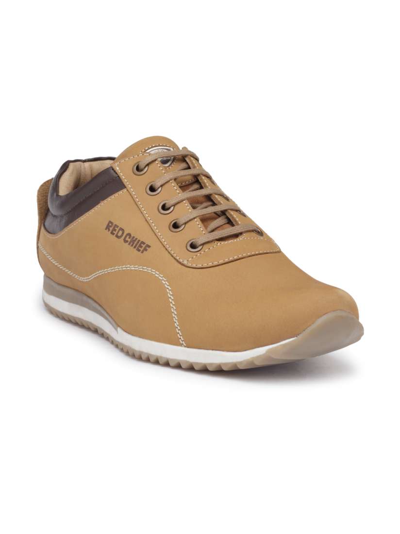 Buy Red Chief Men Brown Solid Leather Sneakers Casual Shoes for Men 2612759 Myntra