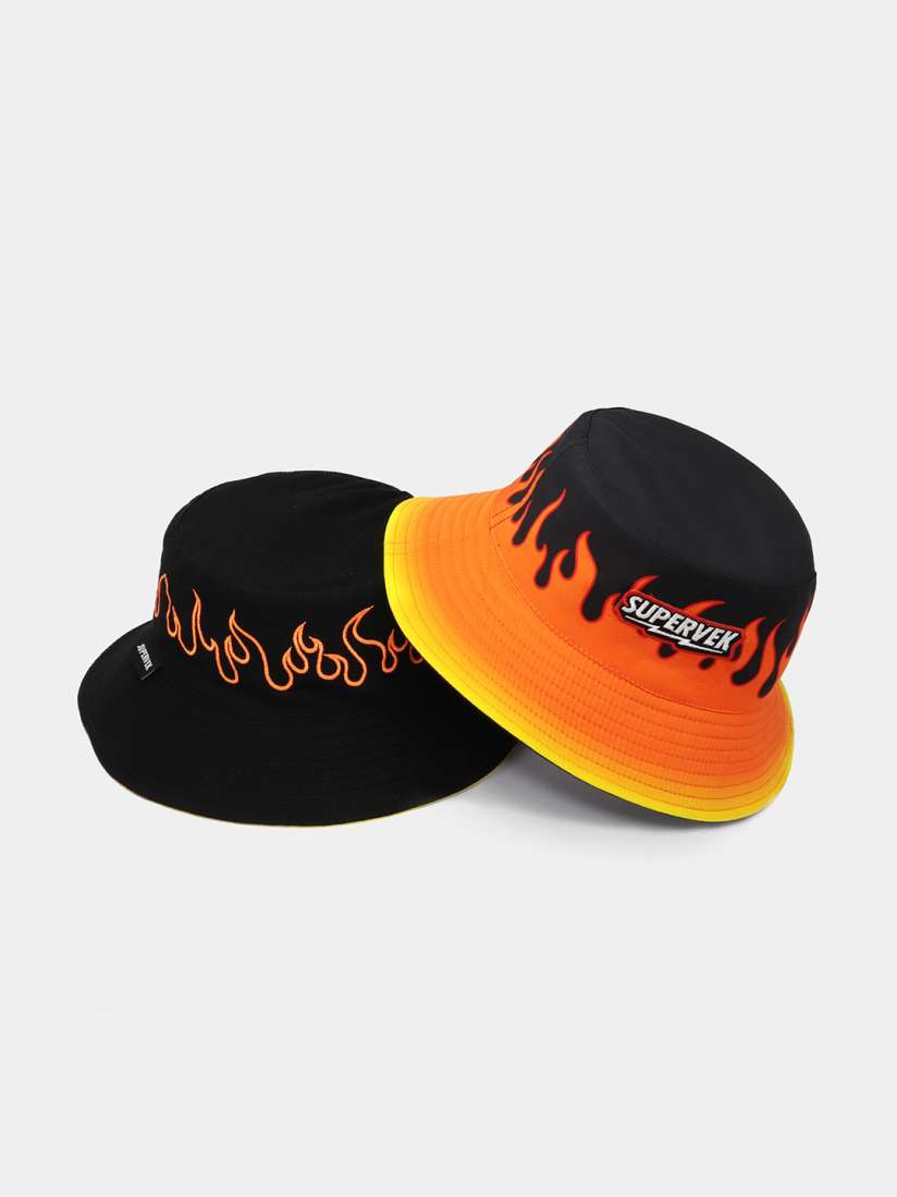 Buy SUPERVEK Lit Reversible Bucket Hat Hat for Unisex 26127600 Myntra