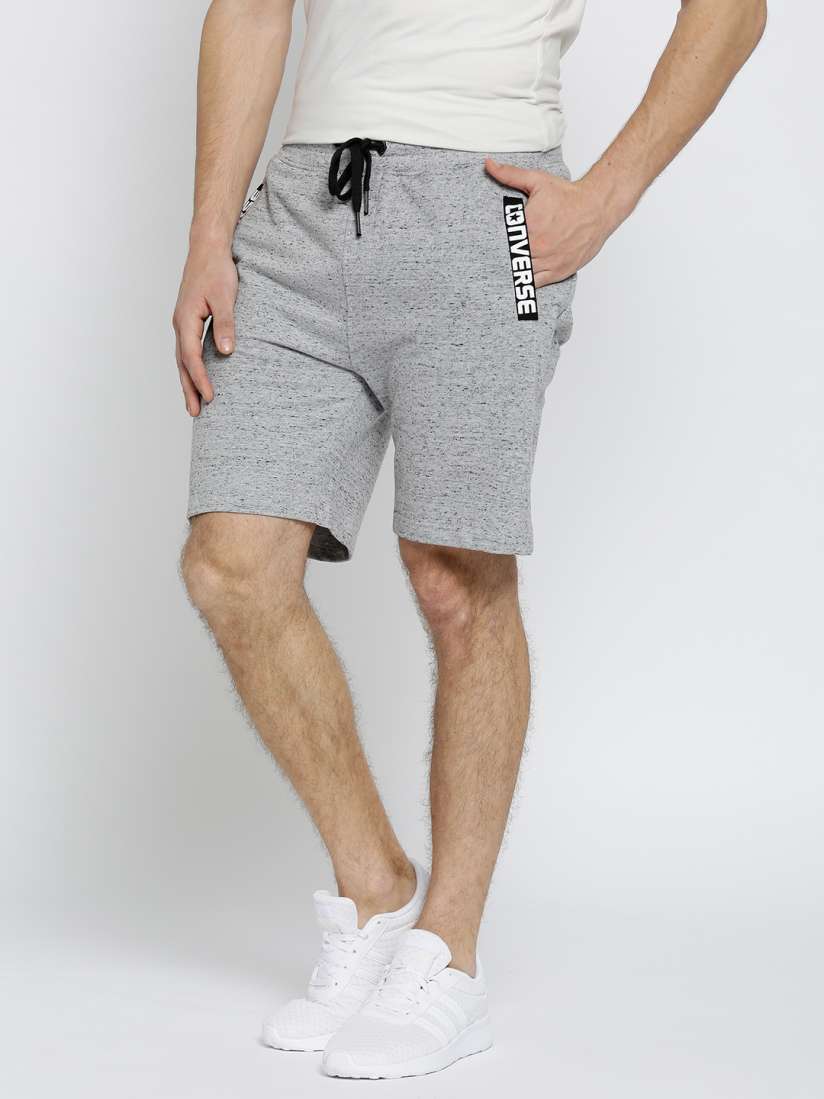 Grey converse shorts top