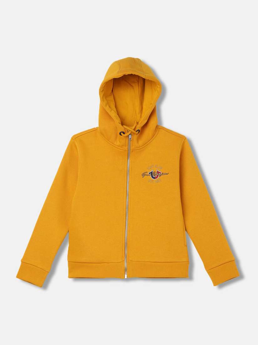 Zip Up Yellow True Religion Hoodie True Religion Kids' Camo Logo