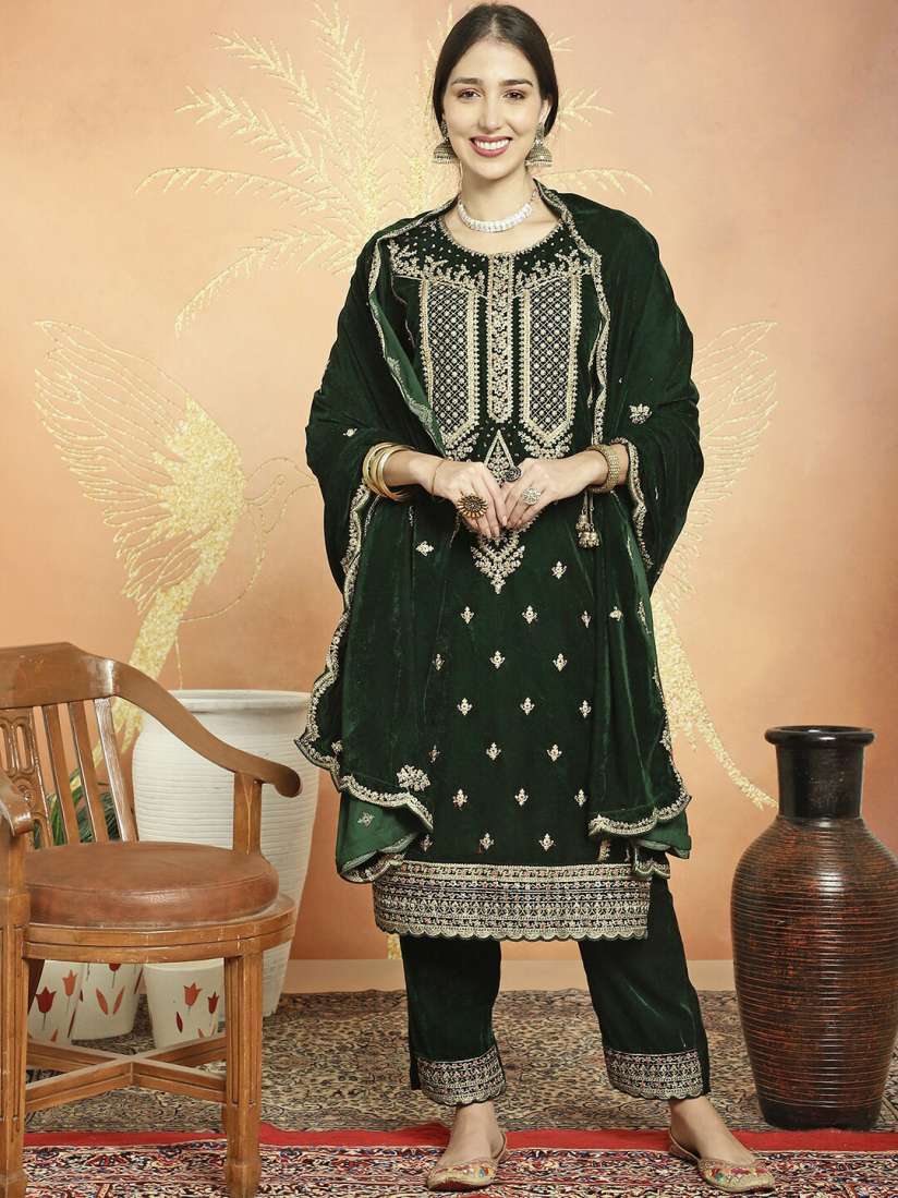 Myntra clothing dress material discount