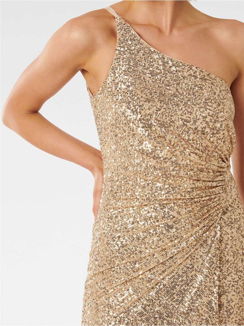 Sequin Dresses David Meister Gold Dress Buy Forever New