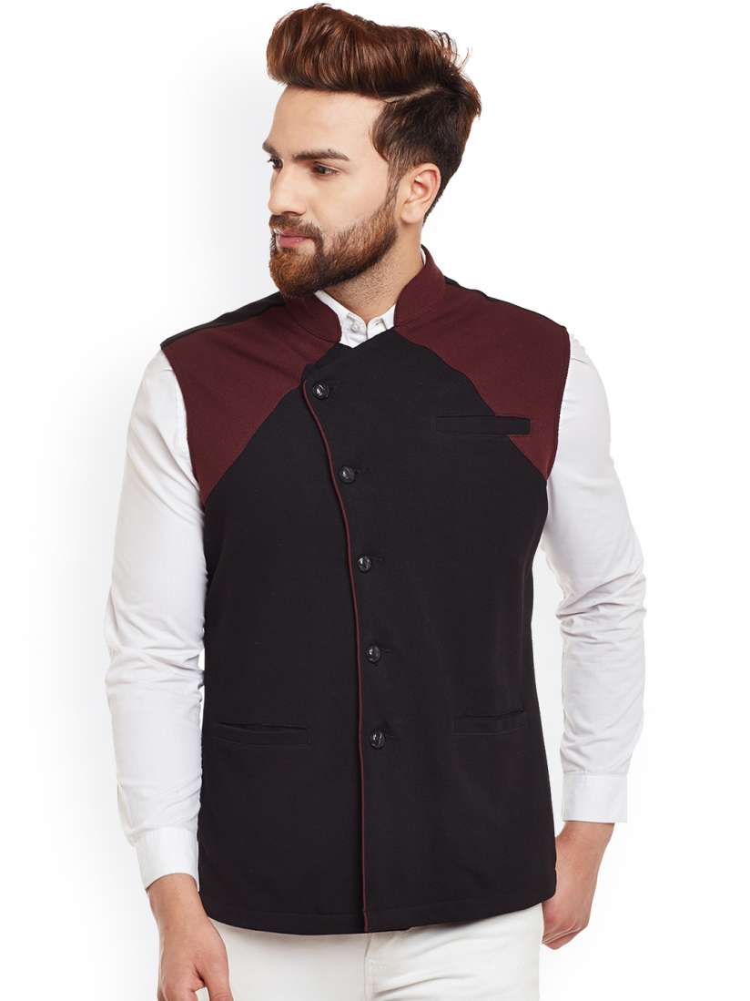 Hypernation solid men's waistcoat top