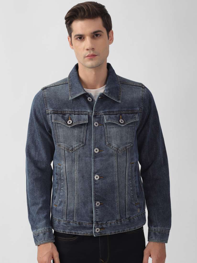 Peter england denim jacket hot sale