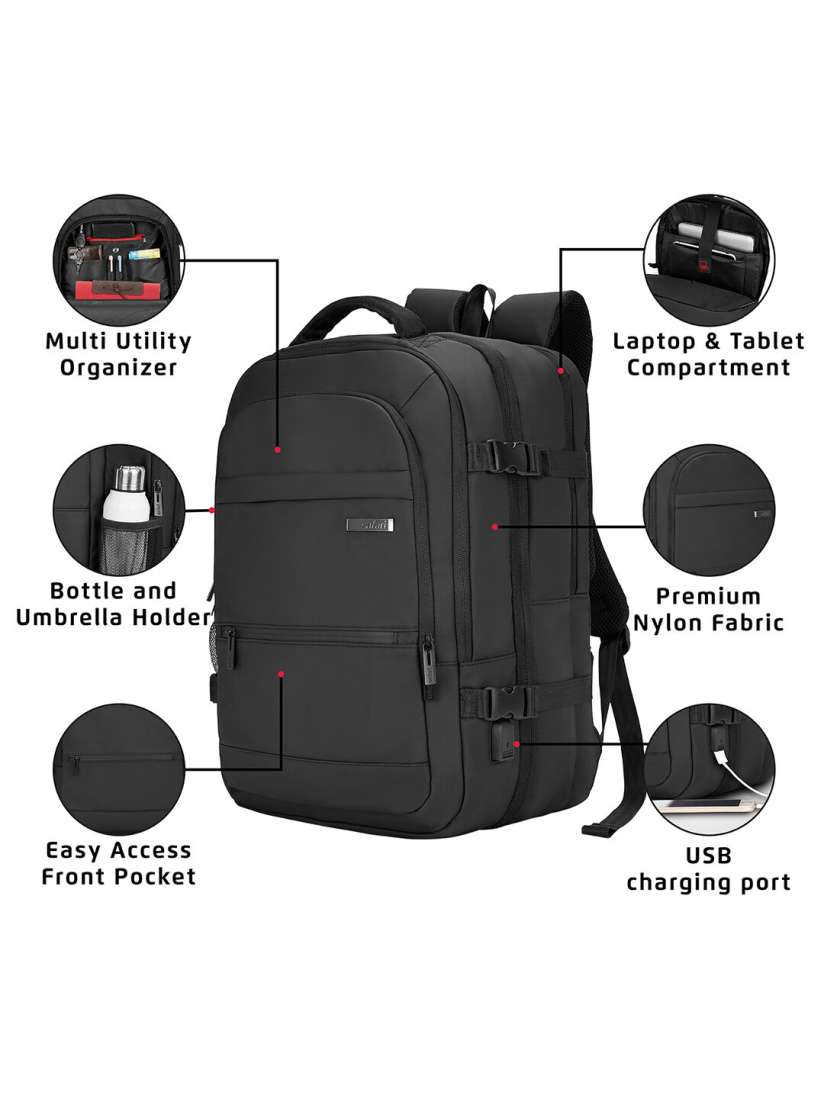 Buy Safari Beyond Unisex Brand Logo Overnighter 16 Inch Laptop Backpack with USB Charging Port Backpacks for Unisex 26137118 Myntra