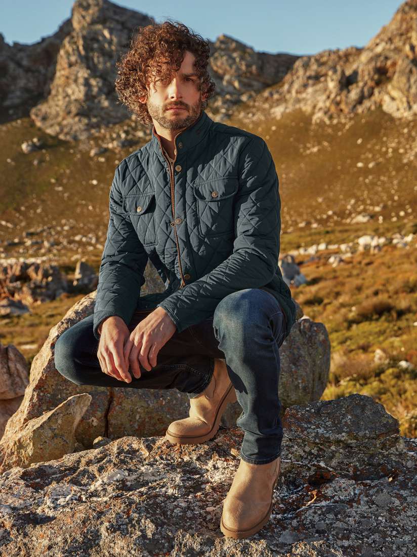 Buy Mufti Stand Collar Quilted Jacket Jackets for Men 26146764 Myntra