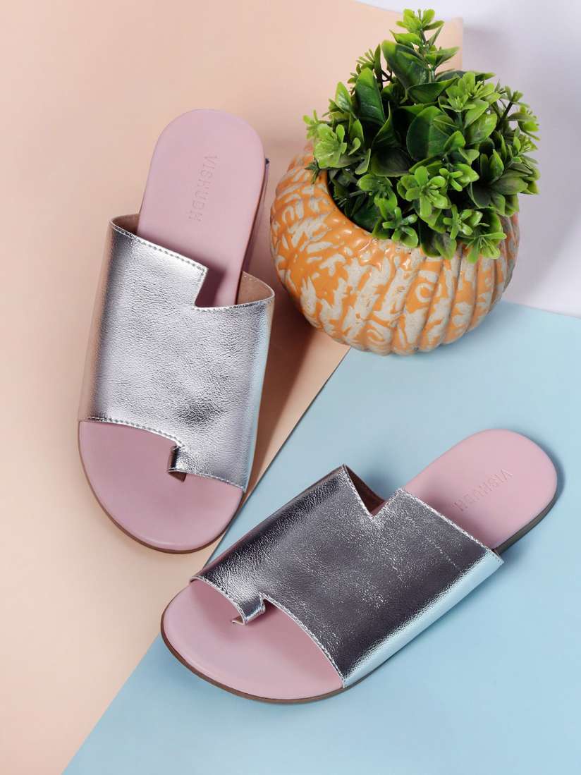 Slip on flats no back on sale