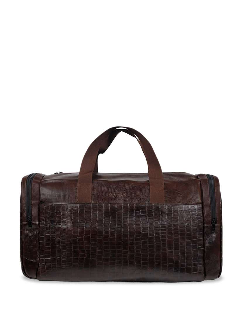 Buy F Gear Textured Leather Duffel Bag 41L Duffel Bag for Unisex 26160450 Myntra
